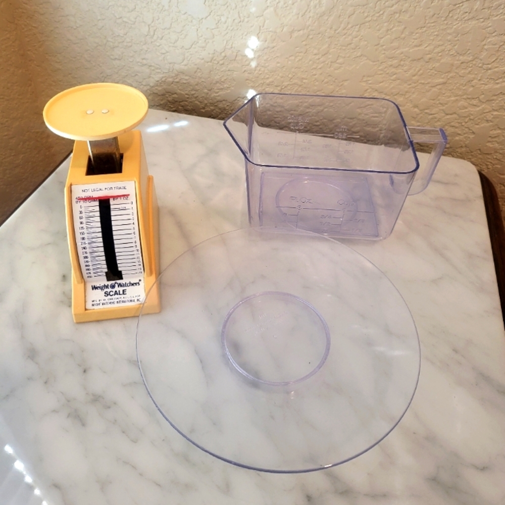 Weight Watchers Analog  Kitchen Scale Set